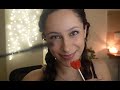 ASMR - plucking your eyebrows and lollipop sounds #wlw
