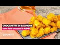 Crocchette di salmone in friggitrice ad aria: come farle belle croccanti nella ricetta in ASMR!