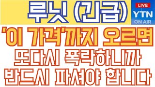 루닛 주가전망 - 속보) '이 가격'까지 오르면 또다시 폭락하니까, 반드시 파셔야 합니다!