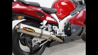 GSX1300R HAYABUSA GW71A AKRAPOVIC EXHAUST SOUND アクラポビッチ マフラーサウンド