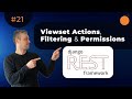Viewset Actions, Filtering and Permissions in Django REST Framework