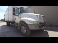 2004 international navistar 4300 24 box truck. for sale