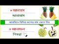 আরবিতে ফলের নাম arabic fruits name name of fruits in english