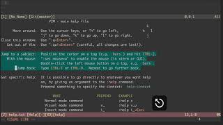 Get Help in Vim: Part 1