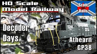 DCC Decoder Upgrade - Athearn Blue Box GP38 Norfolk Southern