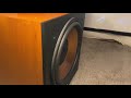 klipsch rsw 15 pushed to the max best flex video on youtube