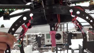 hexacopter Camera gimbal for arial photography