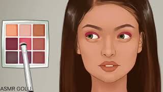 Makeup Wala Cartoon //Makeup Animation // HOMELESS woman gets BRIDAL Makeover // ASMR