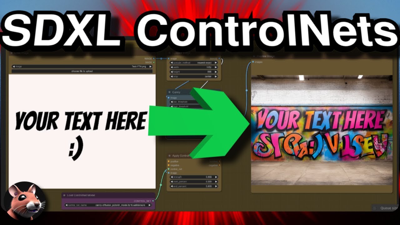 SDXL ControlNet Tutorial For ComfyUI Plus FREE Workflows! - YouTube