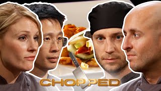 Chopped: Corn Nuts, Dried Shrimp, Challah | Full Episode Recap | S7 E6 | Food Network