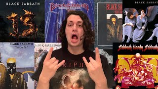 Black Sabbath Albums Ranked! (ALL 20 ALBUMS RANKED WORST TO BEST!!)