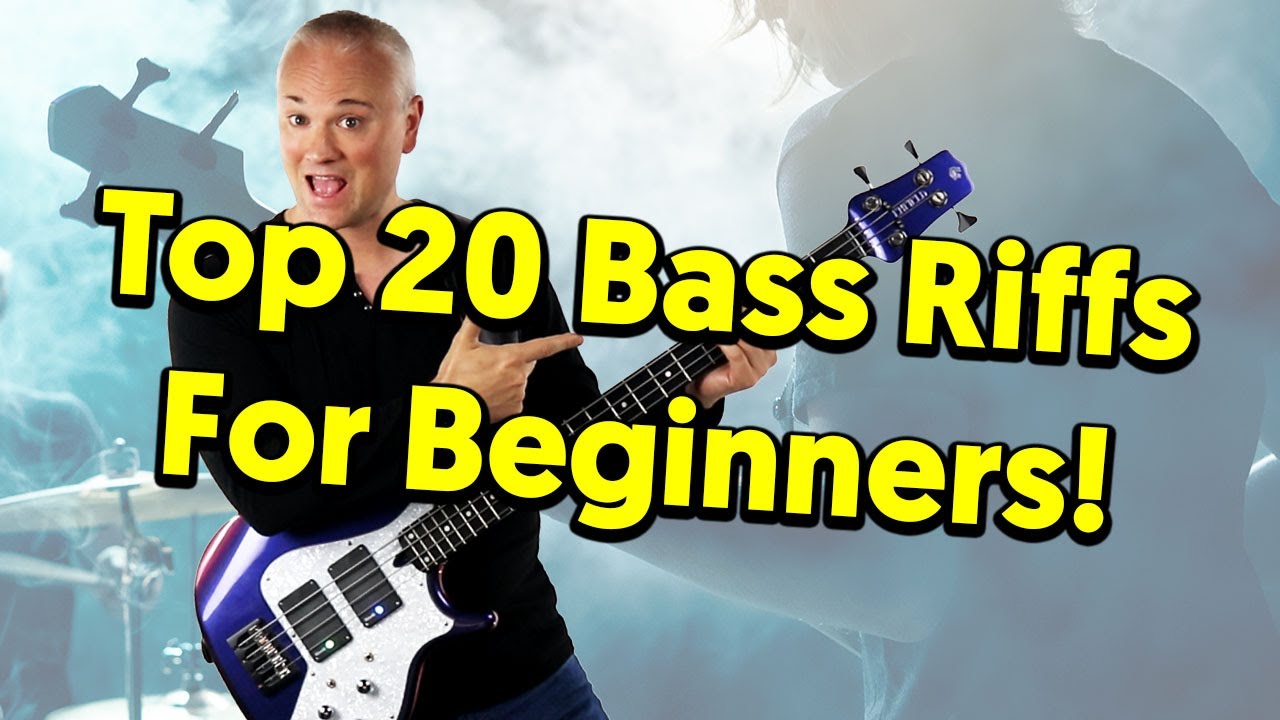 Top 20 MUST KNOW Bass Riffs For Beginners (tabs & Tutorial) - YouTube