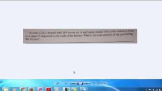 material balance with reaction example