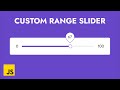 Custom Range Slider Javascript