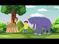 সিংহ ও হাতির গল্প lion and elephant bengali story bangla cartoon cartoon in bangla