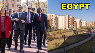 BENCHMARKING! President Ruto tours Egypt's Social Housing Program in Cairo!!