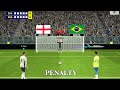 England vs Brazil Penalty Kick 🔥｜ Neymar Jr vs H Kane 🔥