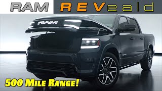 INSANE 2024 RAM REV Production Revealed - 500 Miles Range and 14,000 lbs Towing!