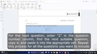 How to Easily Create Custom Test Papers from Topical Past Papers?