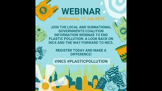 Local and Subnational Governments Coalition to End Plastic Pollution [PM session]