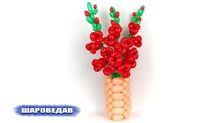 Gladiolus of balloons