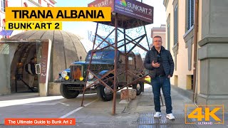 TIRANA ALBANIA 🇦🇱 BUNK'ART 2🫣 ALBANIAN HISTORY IN A MUSEUM BUNKER [4K HDR]