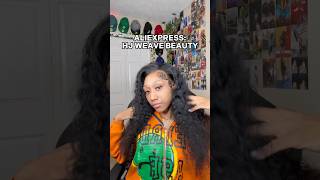 Frontal Wig Install | HJ Weave Beauty from Aliexpress :) #frontalinstall #aliexpress #wiginfluencer