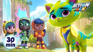 Super Cat Escape! Action Pack Chases Down the Museum Kitty! 🐱💨 | Kids TV Shows | Cartoons For Kids