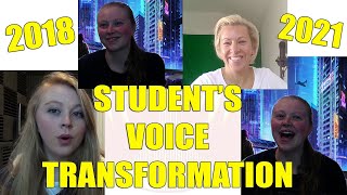 Before / After / Voice Transformation / My student / Phoenix Vocal Studio / Voice training / Lesson
