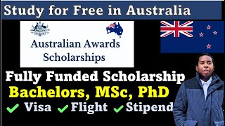 Australia Awards Scholarship 2025: No Agent, IELTS Waiver, No Application Fee