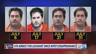 4th arrest for Lockhart since wife’s disappearance