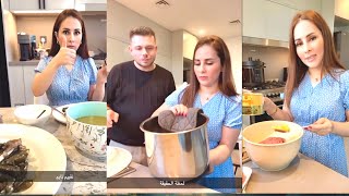 عملت اطيب اكلة يبرء😍طلع مو منيح😥وصيت طلبات💔واجت بيرلا الصنية😂تقيم تايم😋❤️حسام ورولا قاسم