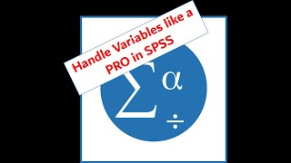 Handling Variables in spss