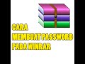 CARA MEMBUAT PASSWORD PADA WINRAR