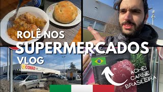 Turistando nos SUPERMERCADOS italianos + um pouco da nossa rotina na nossa nova casa na Itália