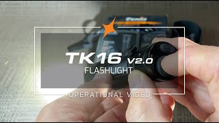 Fenix TK16 V2.0 Flashlight Operational Demo Video