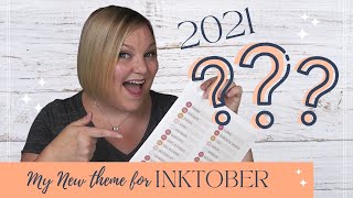 Inktober 2021 New Theme | Supplies | Pre Sketch | Grab My List of Drawing Prompts
