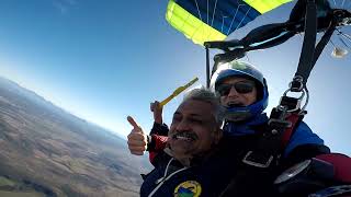 Sathish Arya highest Tandem Skydive in South Africa