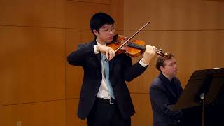 Kingston Ho and Yevgeny Morozov: Schubert Violin Sonata in A, D.574 | piano accompaniment New Jersey