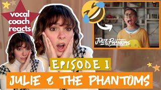 Vocal Coach Reacts to Julie and The Phantoms EPISODE 1 | 'WAKE UP' *okay i'm obsessed*