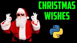 christmas wishes using python