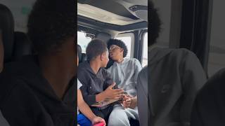 Little brother slaps his big brother #shorts