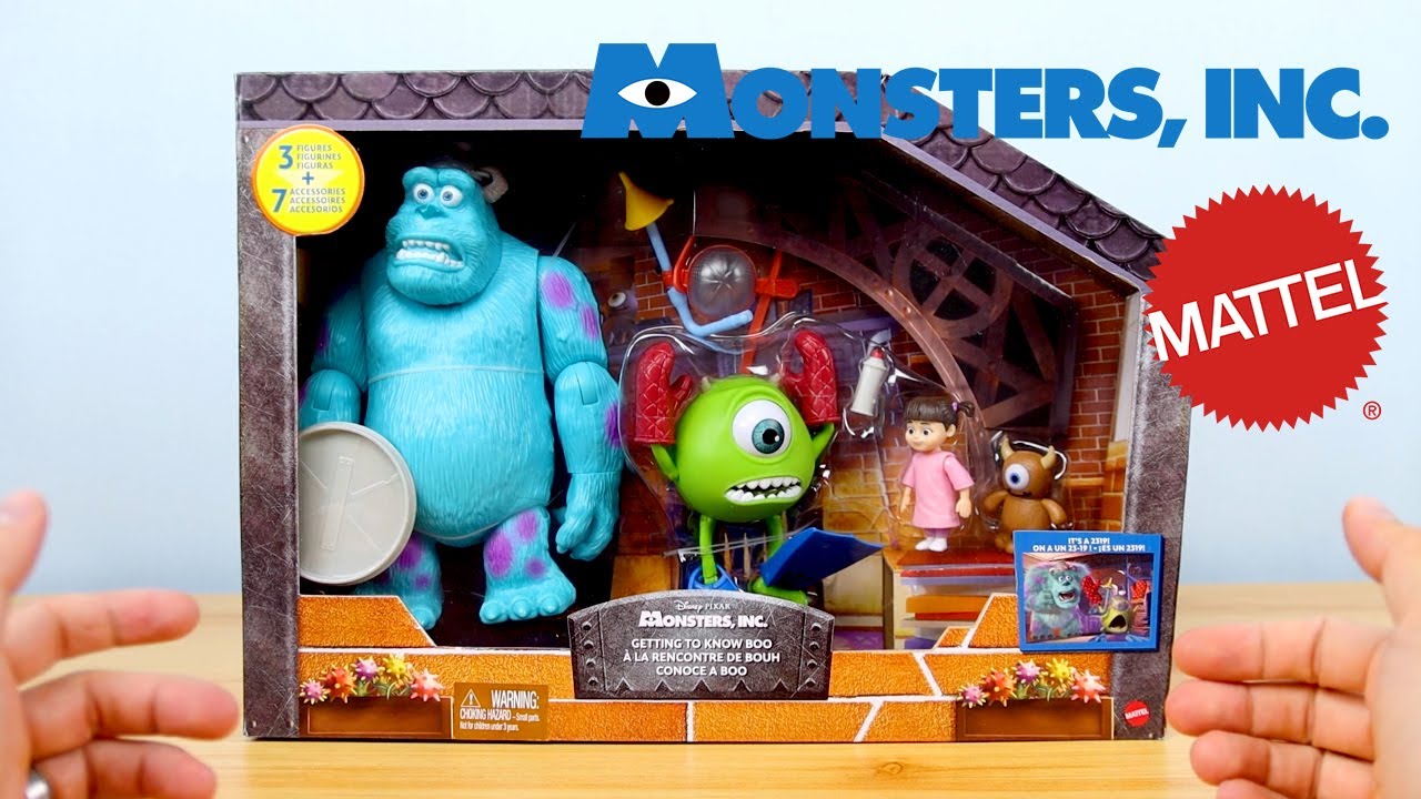 Pixar Monsters Inc. "Getting To Know Boo" Gift Set— Mattel's 7" Scale ...