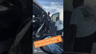 Lil Yachty GETS IN CAR ACCIDENT on way to Rolling Loud