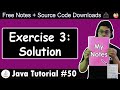 Java Tutorial: Exercise 3 - Solutions & Shoutouts