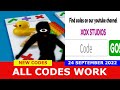 *ALL CODES WORK* Pop It Trading ROBLOX | 24 september 2022