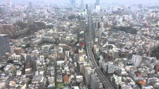 Tokyo panoramic view from top of Roppongi Hills - 4K