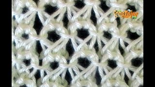 Como Tejer PUNTO PERUANO - Broomstick Lace (87)