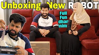 New Home ku New Robo❤️ | Unboxing Agaro Robo Vaccum Cleaner with Wife 😍