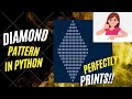 How To Print Diamond Pattern In Python